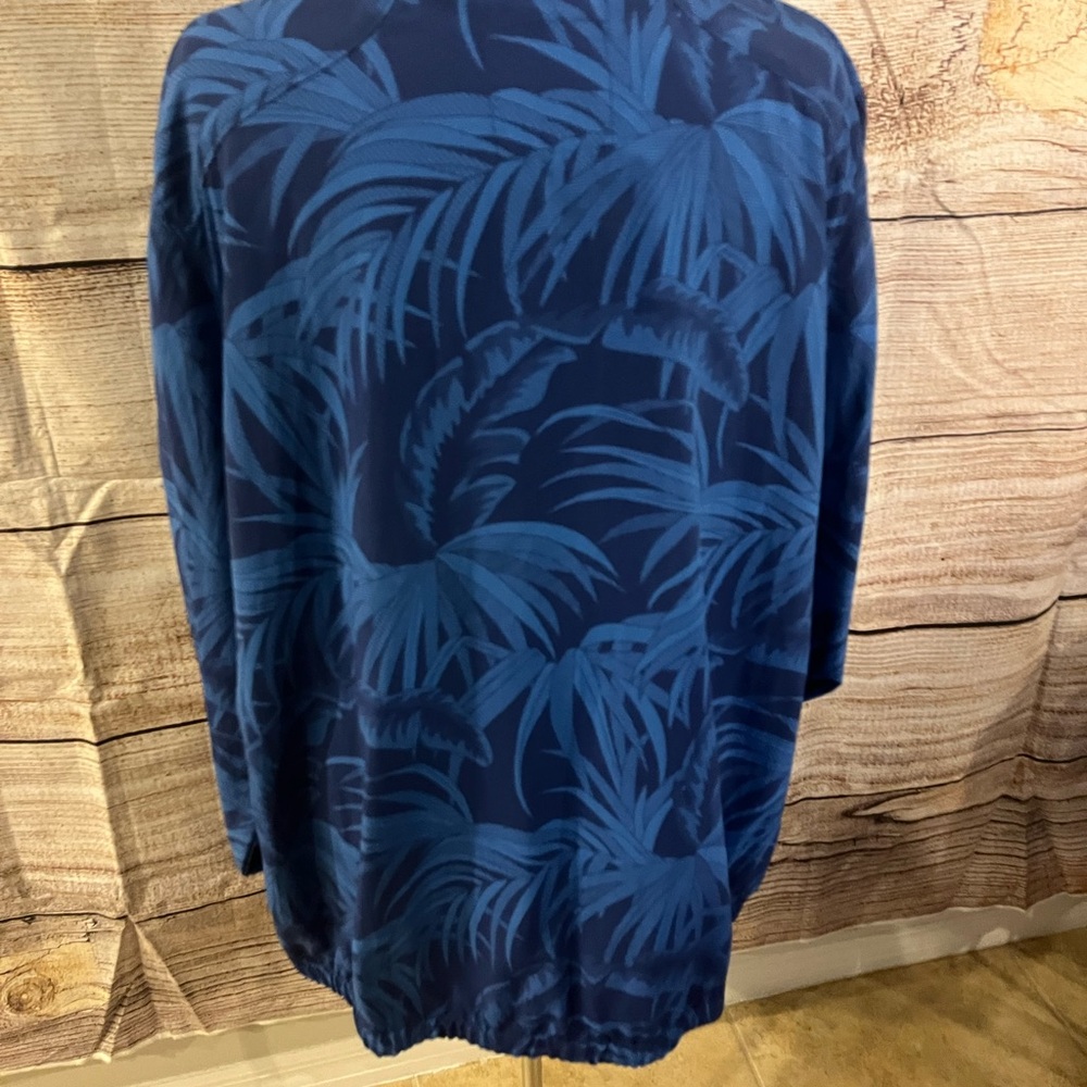 Tommy Bahama Navy Leaf Print Jacket - Picture 5 of 10